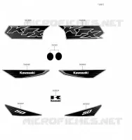 Decals(Green)(ALF)(US) pour Kawasaki KFX50