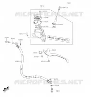 MAITRE CYLINDRE AV pour Kawasaki KFX50
