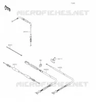 CABLES pour Kawasaki BRUTE FORCE 750 4X4I EPS