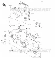 &Eacute;CHAPPEMENT pour Kawasaki BRUTE FORCE 750 4X4I EPS