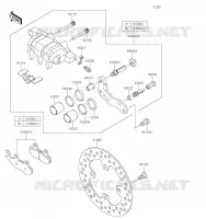 FREIN AVANT pour Kawasaki BRUTE FORCE 750 4X4I EPS
