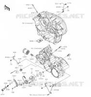 POMPE A HUILE pour Kawasaki BRUTE FORCE 750 4X4I EPS