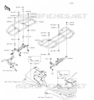 PORTE BAGAGE (S) pour Kawasaki BRUTE FORCE 750 4X4I EPS
