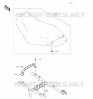 SELLE pour Kawasaki BRUTE FORCE 750 4X4I EPS