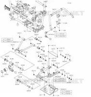 SUSPENSION ARRI&Egrave;RE pour Kawasaki BRUTE FORCE 750 4X4I EPS