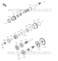 TRANSMISSION pour Kawasaki BRUTE FORCE 750 4X4I EPS