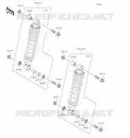 AMORTISSEUR pour Kawasaki BRUTE FORCE 750 4X4I EPS