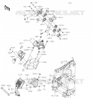 ARBRE DE DIRECTION pour Kawasaki BRUTE FORCE 750 4X4I EPS