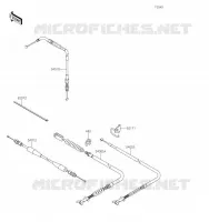 CABLES pour Kawasaki BRUTE FORCE 750 4X4I EPS
