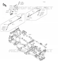 CH&Acirc;SSIS pour Kawasaki BRUTE FORCE 750 4X4I EPS