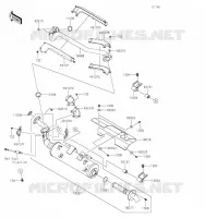 &Eacute;CHAPPEMENT pour Kawasaki BRUTE FORCE 750 4X4I EPS