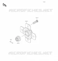 MOYEU ARRIERE pour Kawasaki BRUTE FORCE 750 4X4I EPS