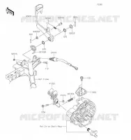 PEDALE DE FREIN pour Kawasaki BRUTE FORCE 750 4X4I EPS