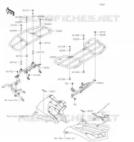 PORTE BAGAGE (S) pour Kawasaki BRUTE FORCE 750 4X4I EPS