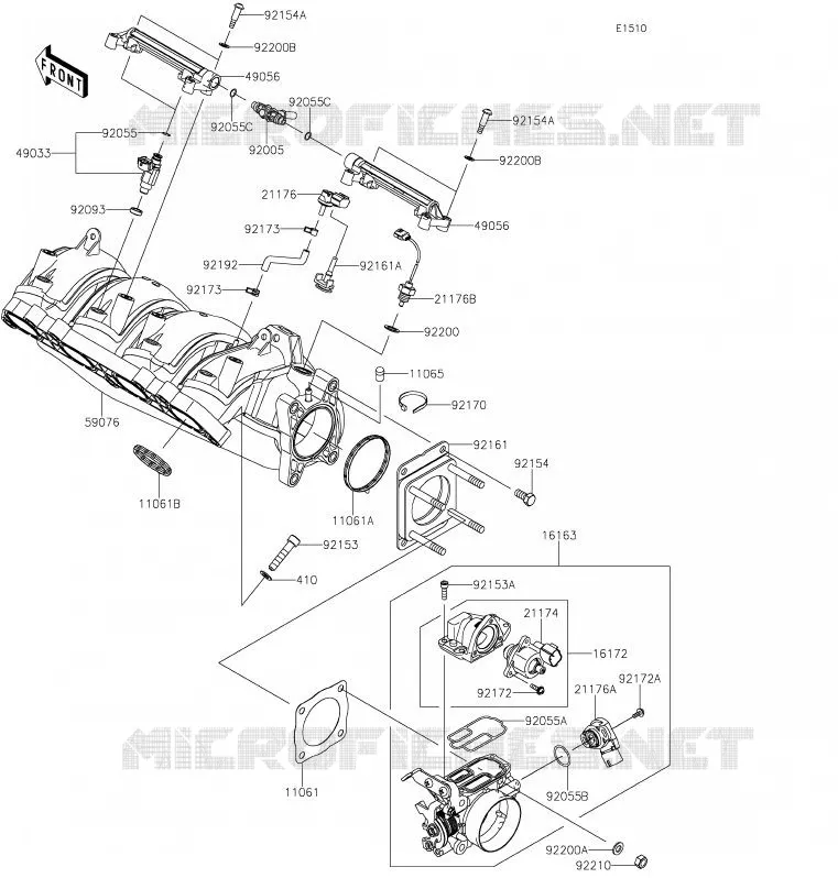 CARBU Kawasaki JET SKI 1500 2020 JET SKI SX-R  JS1500ALF