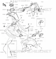 RESERVOIR CARBURANT pour Kawasaki Z125 PRO