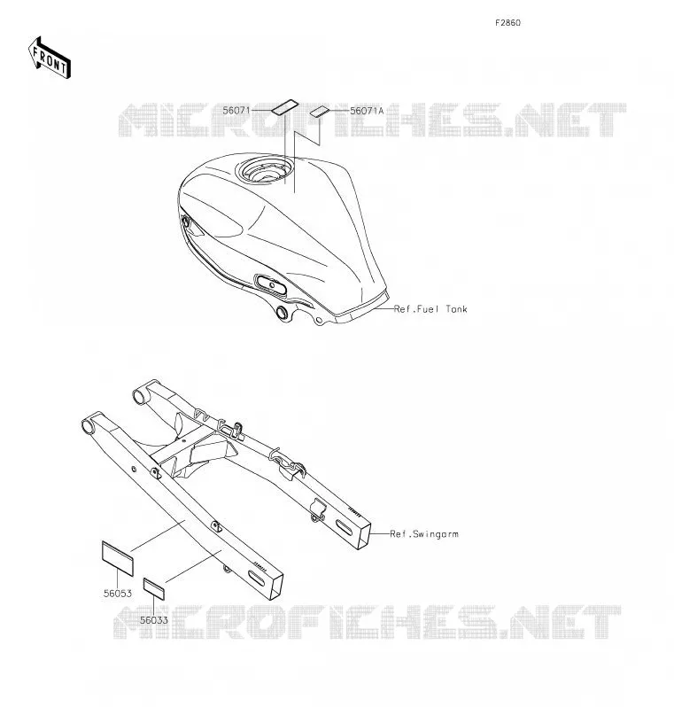 LABEL Kawasaki MOTOS 125 2020 Z125  BR125KLF