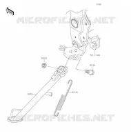 BEQUILLES pour Kawasaki Z125
