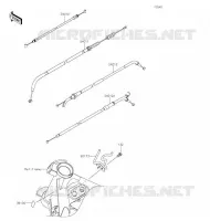 CABLES pour Kawasaki Z125