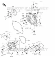 COUVERCLES MOTEUR pour Kawasaki Z125