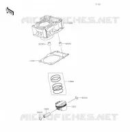 CYLINDRE/PISTON pour Kawasaki Z125