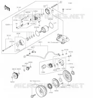 D&Eacute;MARREUR pour Kawasaki Z125