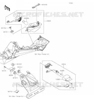 FEUX ARRI&Egrave;RE(S) pour Kawasaki Z125