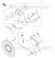 FREIN ARRIERE pour Kawasaki Z125