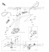 GUIDON pour Kawasaki Z125
