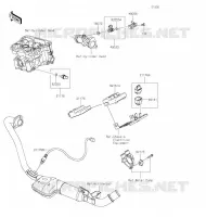 INJECTION CARBURANT pour Kawasaki Z125