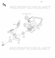 PEDALE DE FREIN pour Kawasaki Z125