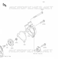 POMPE &Agrave; EAU pour Kawasaki Z125