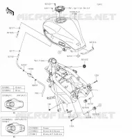RESERVOIR CARBURANT pour Kawasaki Z125