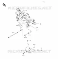 SUPPORT MOTEUR pour Kawasaki Z125