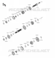TRANSMISSION pour Kawasaki Z125