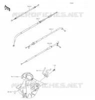 CABLES pour Kawasaki Z125