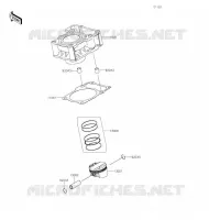 CYLINDRE/PISTON pour Kawasaki Z125