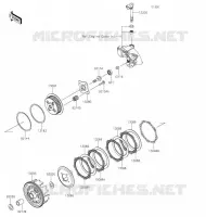 EMBRAYAGE pour Kawasaki Z125