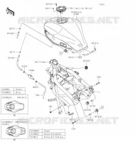 RESERVOIR CARBURANT pour Kawasaki Z125