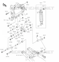 SUSPENSION/AMORTISSEUR pour Kawasaki Z125