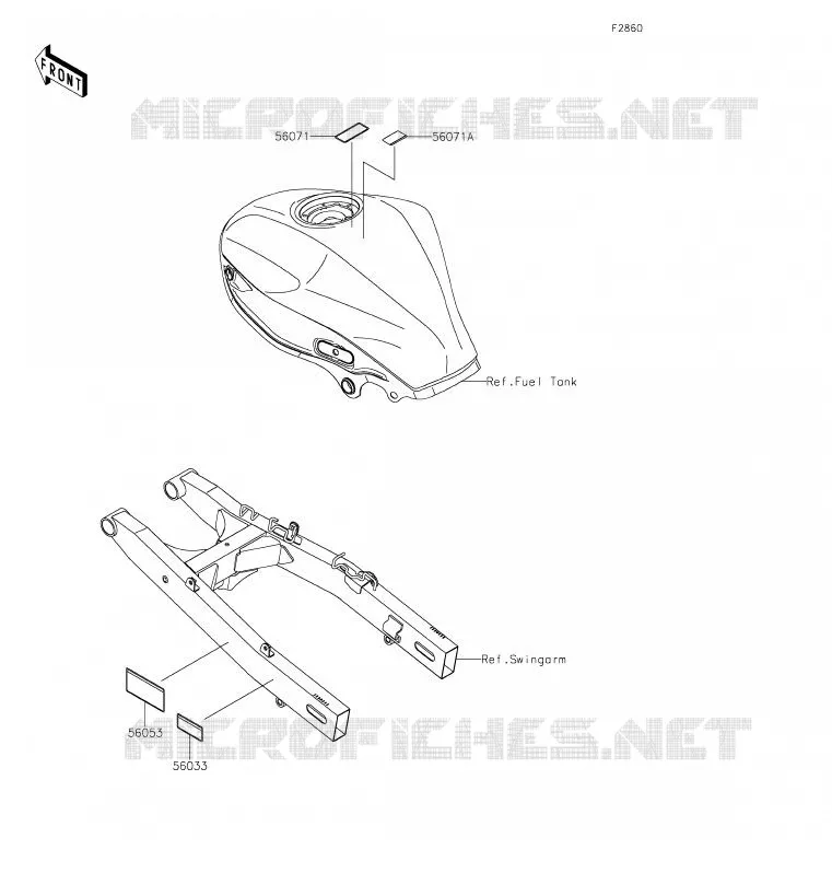 LABEL Kawasaki MOTOS 125 2020 Z125  BR125KLFA
