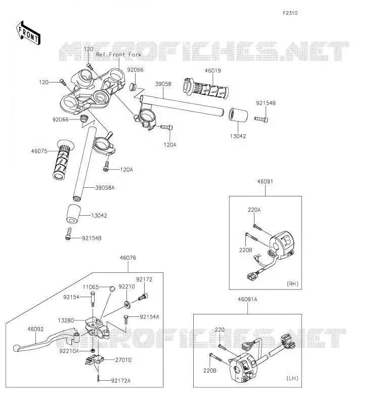 GUIDON Kawasaki MOTOS 125 2020 NINJA 125  BX125ALF