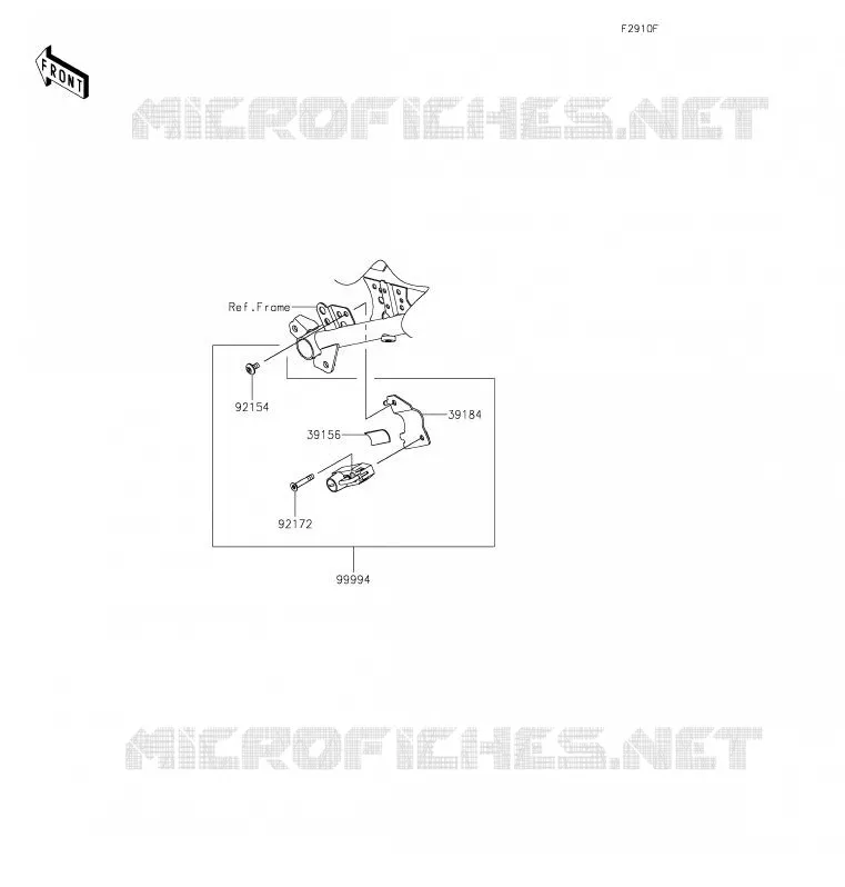 Accessory(Helmet Lock) Kawasaki MOTOS 400 2020 NINJA 400  EX400GLFA