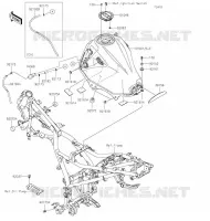 RESERVOIR CARBURANT pour Kawasaki VERSYS-X 300