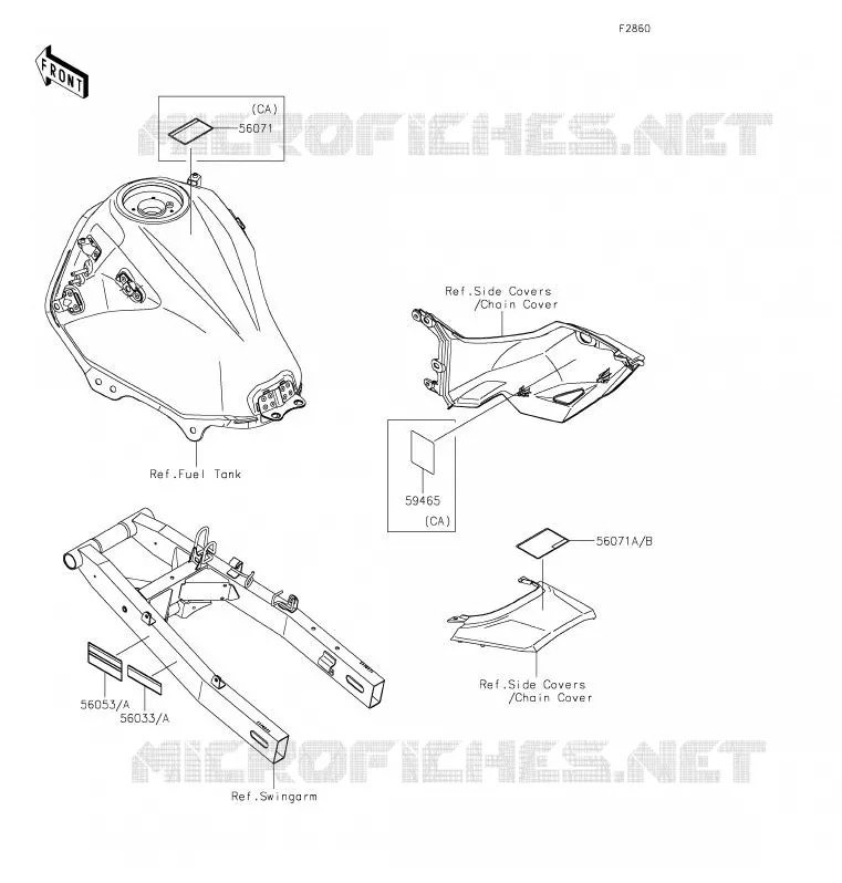 LABEL Kawasaki MOTOS 300 2019 VERSYS-X 300  KLE300CKF
