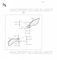 Accessory(Hand Guard) pour Kawasaki VERSYS-X 300
