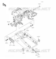 BRAS OSCILLANT pour Kawasaki VERSYS-X 300