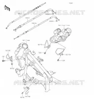 CABLES pour Kawasaki VERSYS-X 300