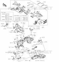 CHASSIS EQUIPMENT ELECTRIQUE pour Kawasaki VERSYS-X 300