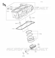 CYLINDRE/PISTON pour Kawasaki VERSYS-X 300